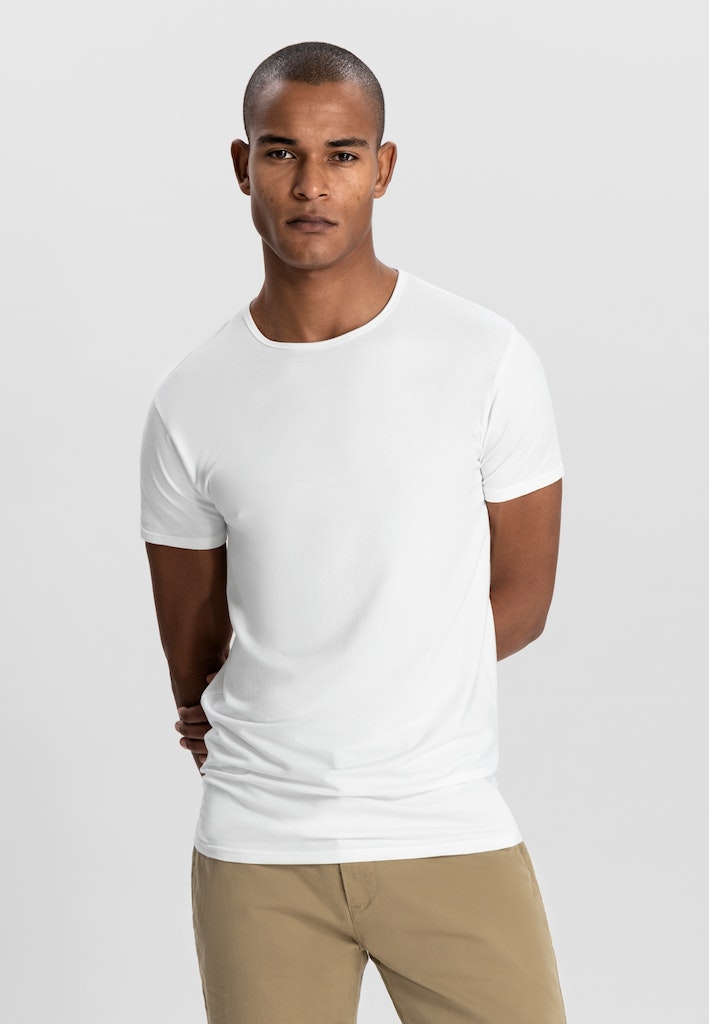 Dstrezzed T-shirt Wit DS_Bronson 2 Pack Round Neck 707012/100
