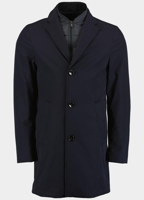 Mario Fiorenzo Wollen Jas Blauw Harvey 5001H/1 navy