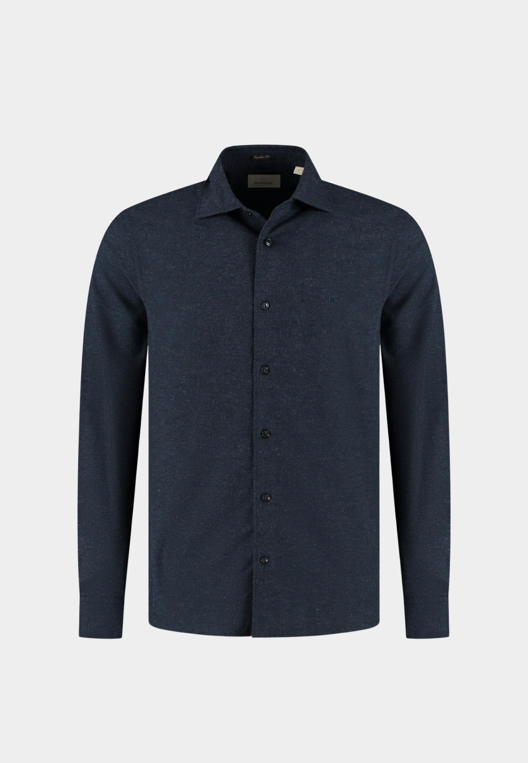 Dstrezzed Casual hemd lange mouw Blauw DS_Olav Shirt 303762-AW25/649