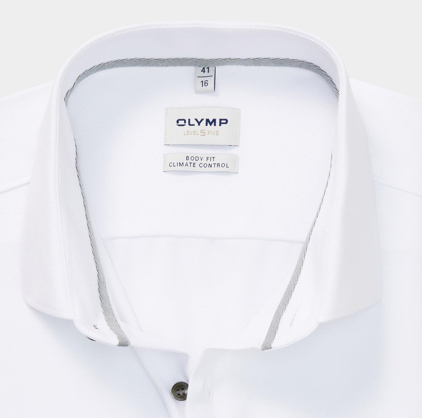 Olymp Business hemd lange mouw Rood Level 5 204084/36