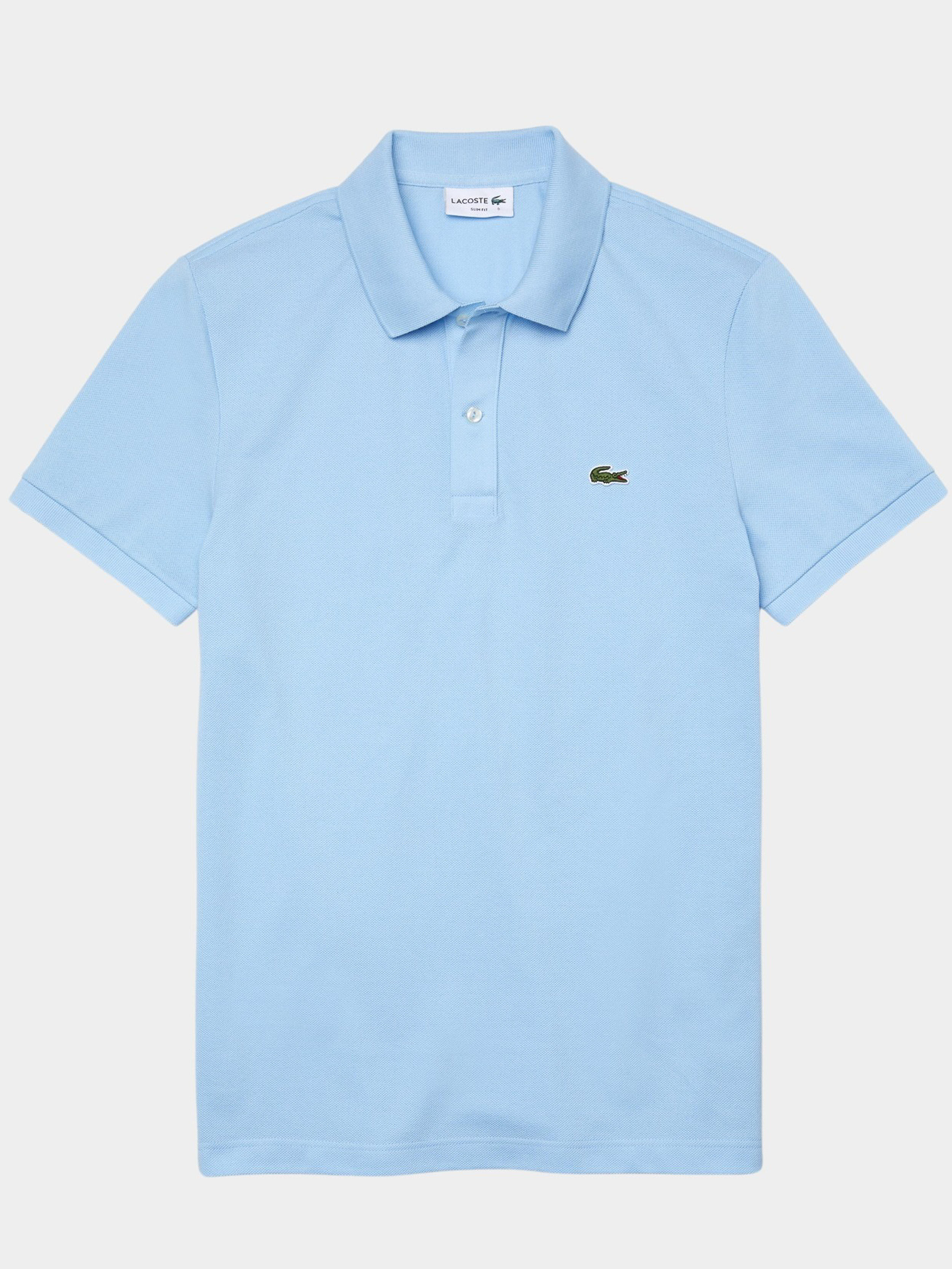 Lacoste Polo korte mouw Blauw polo lichtblauw slim fit PH4012/HBP