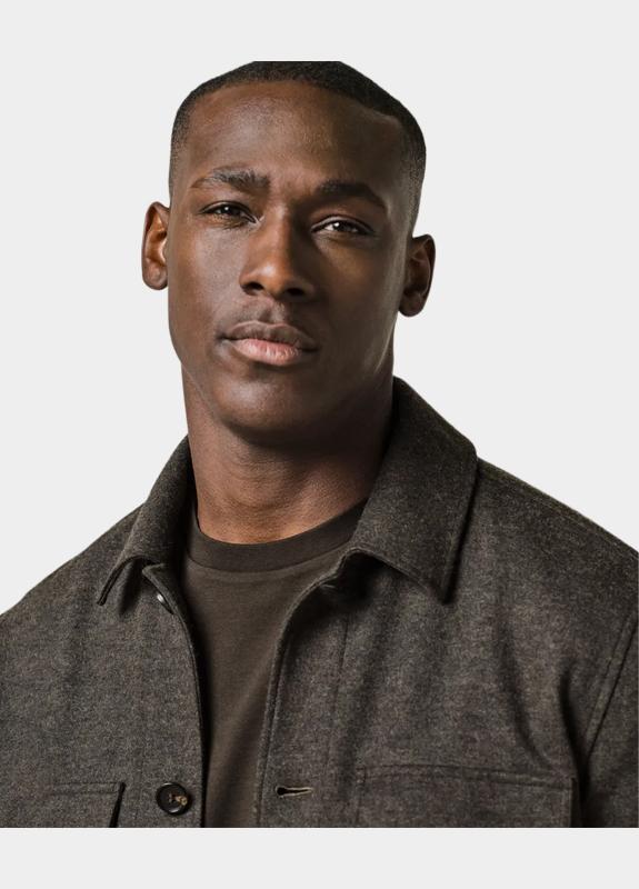 Profuomo Overshirt Bruin  PPWF30002/C