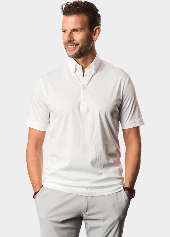 Ledub Business hemd korte mouw Wit MFN0 0328019/910-000-000