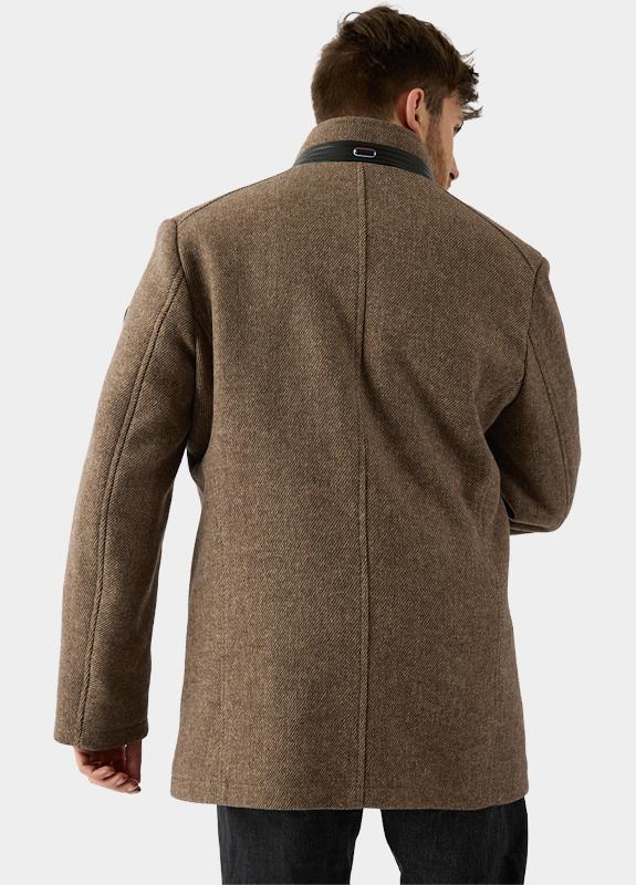 Donders 1860 Wollen Jack Bruin Wooddown Wool Coat 21807.3/410