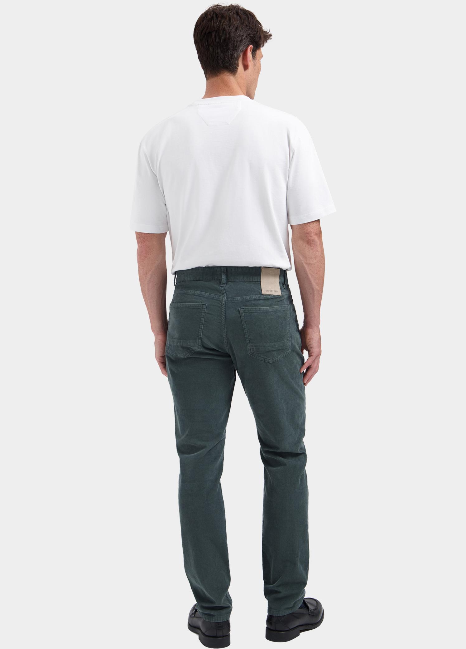 Dstrezzed Katoenen 5-Pocket Groen Marlon 5 pocket Ribcord 502044/569