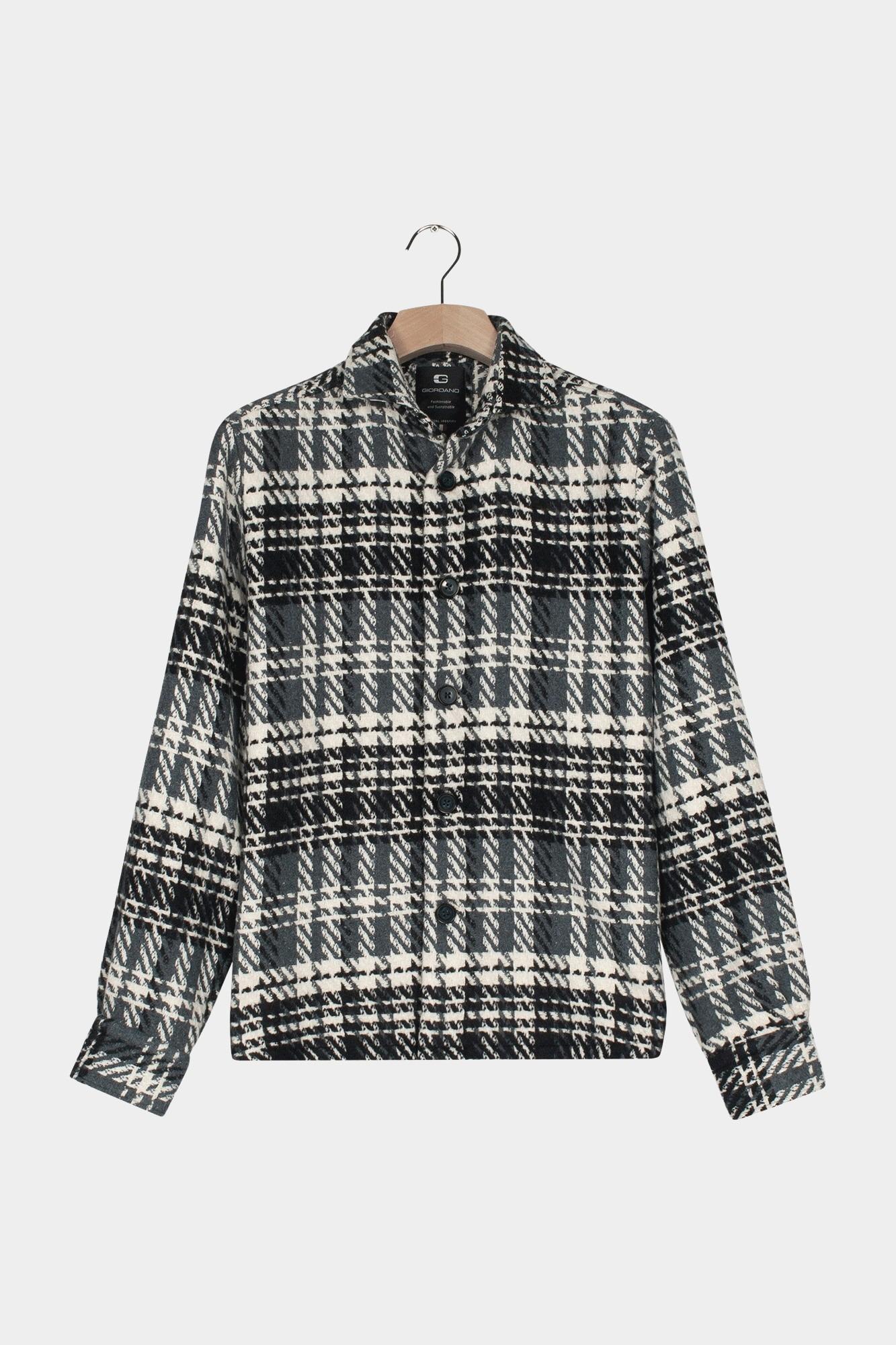 Giordano Overshirt Blauw Salmari Overshirt Big Herring 527504/60