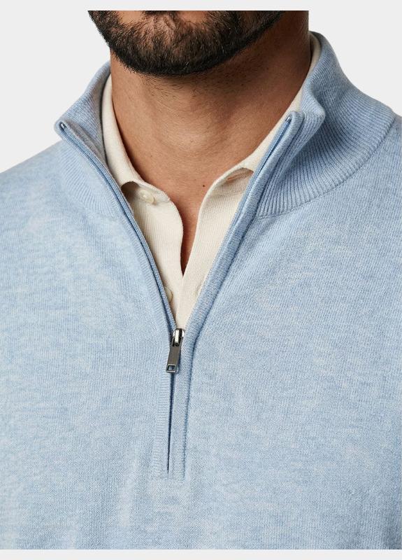 Commander flag Half Zip Blauw  214008385/641