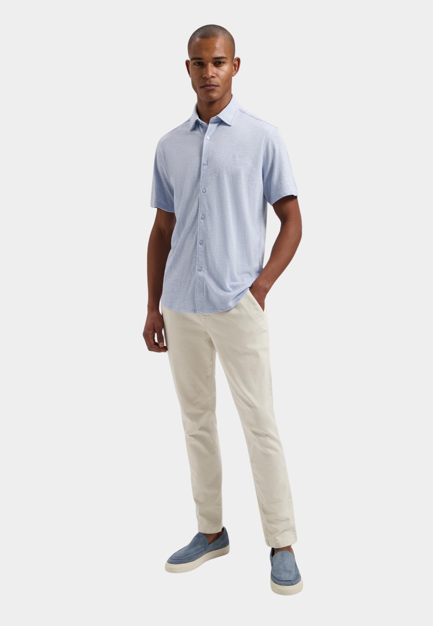 Dstrezzed Casual hemd lange mouw Blauw Anthony Shirt 311482/646