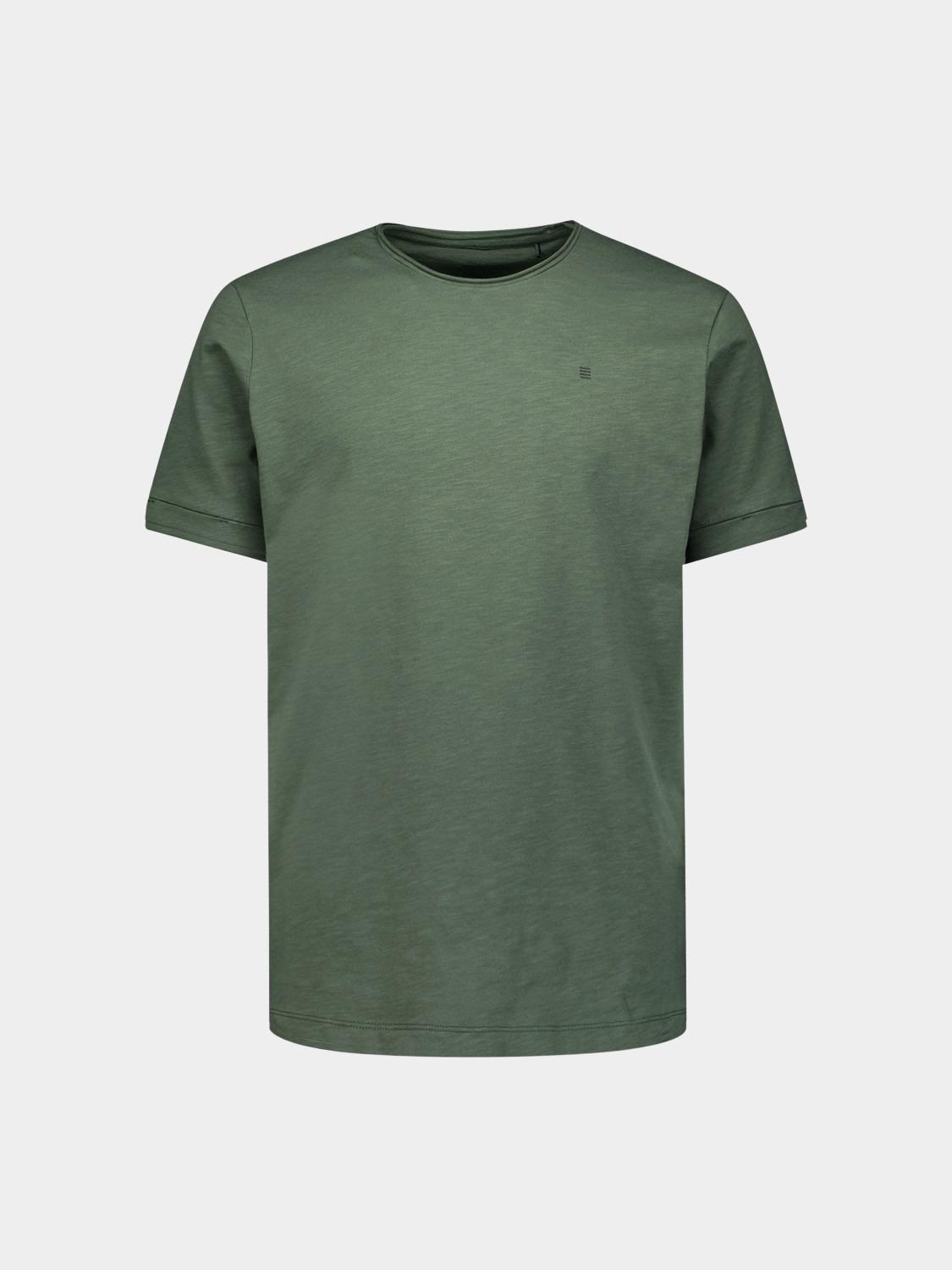 No Excess T-shirt korte mouw Groen T-Shirt Crewneck Slub 29360702SN/052
