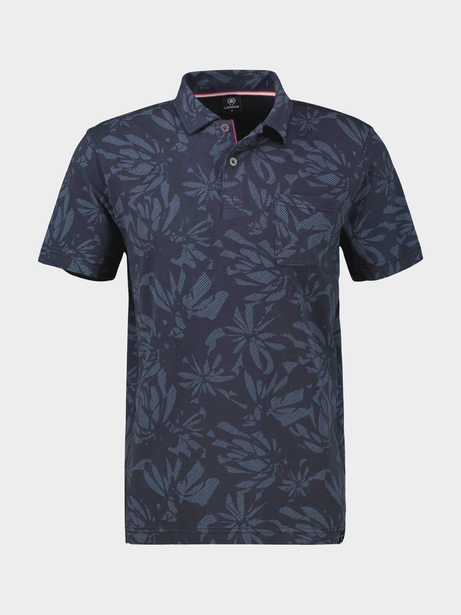 Lerros Polo korte mouw Blauw  2533228/485