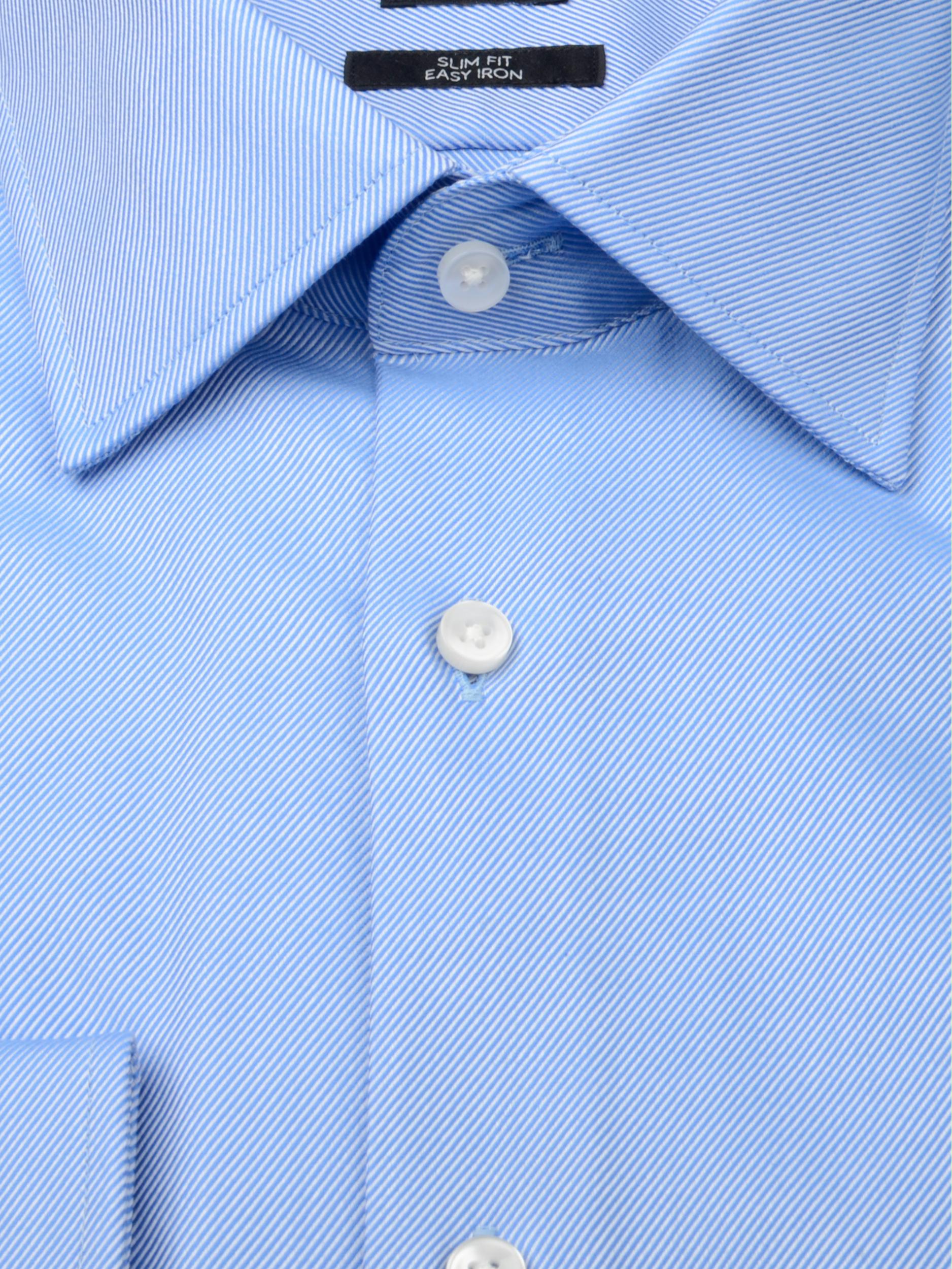 BOSS Black Business hemd lange mouw Blauw H-HANK-kent-C1-214 10242063 0 50470583/450