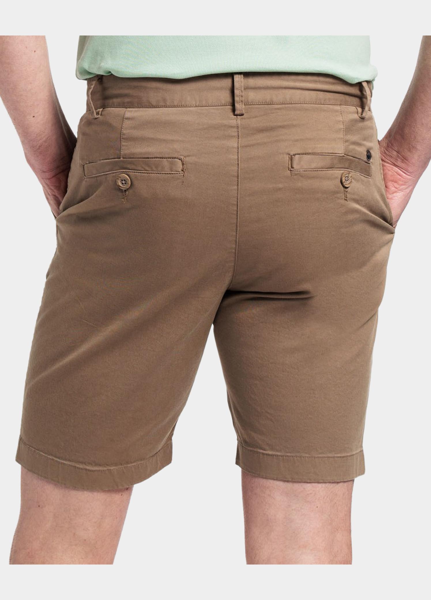 Giordano Korte Broek heren Bruin Stockholm Short Garment Dyed 411115/83