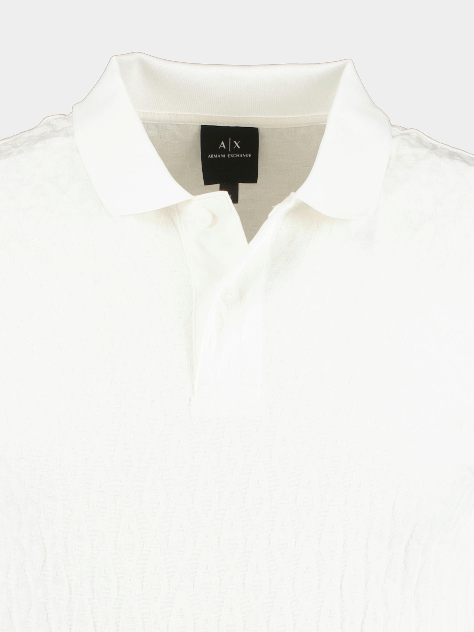 Armani Exchange Polo korte mouw Wit  3RZFLA.ZJ2ZZ/1116