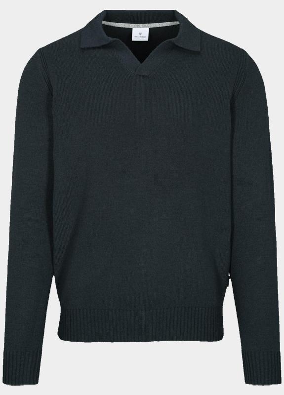 Basefield Pullover Blauw Polo Pullover 219018522/654