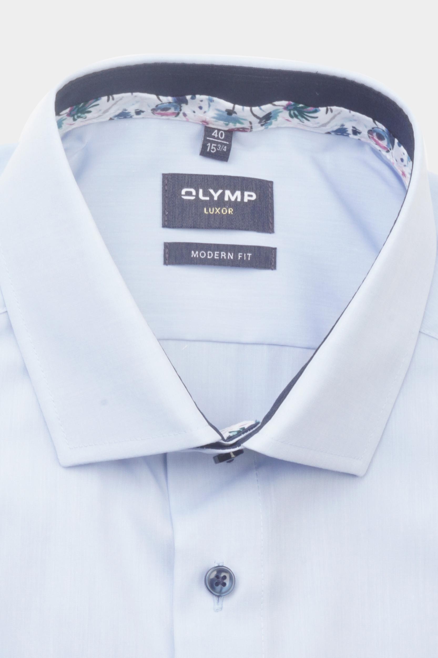 Olymp Business hemd korte mouw Blauw 1210/52 Hemden 121052/11