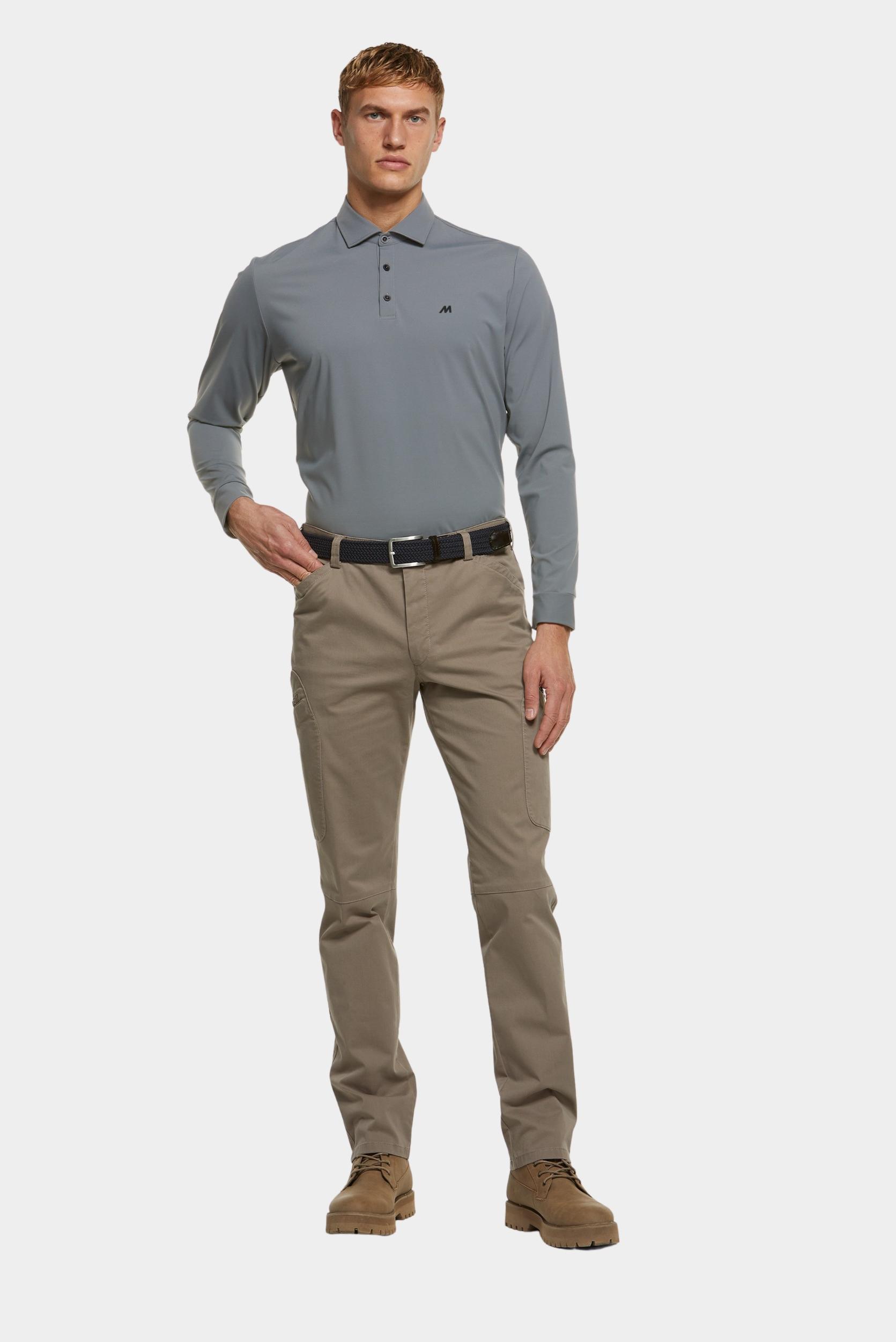 Meyer Polo lange mouw Grijs BRYSON Art.9-9007 9529900700/07