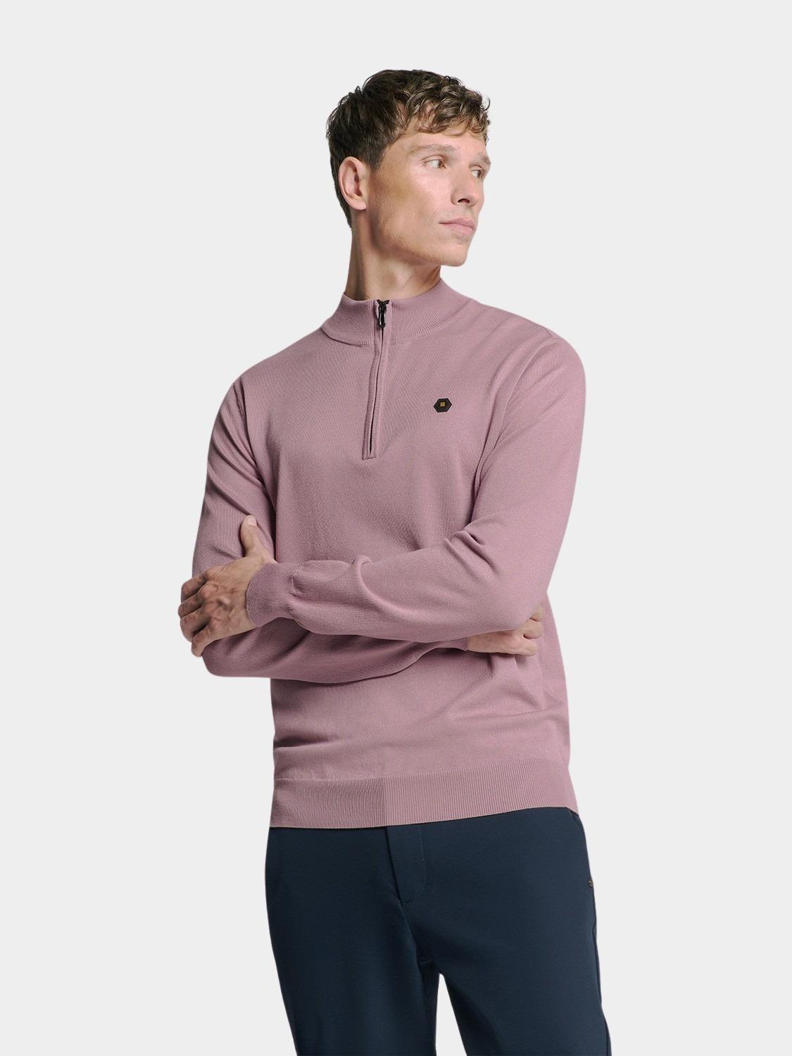 No Excess Half Zip Roze  27210106SN/146