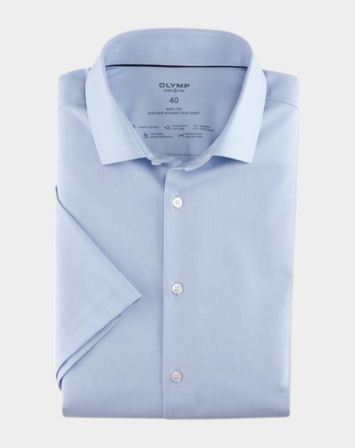 Olymp Business hemd korte mouw Blauw 0734/12 Hemden 073412/11