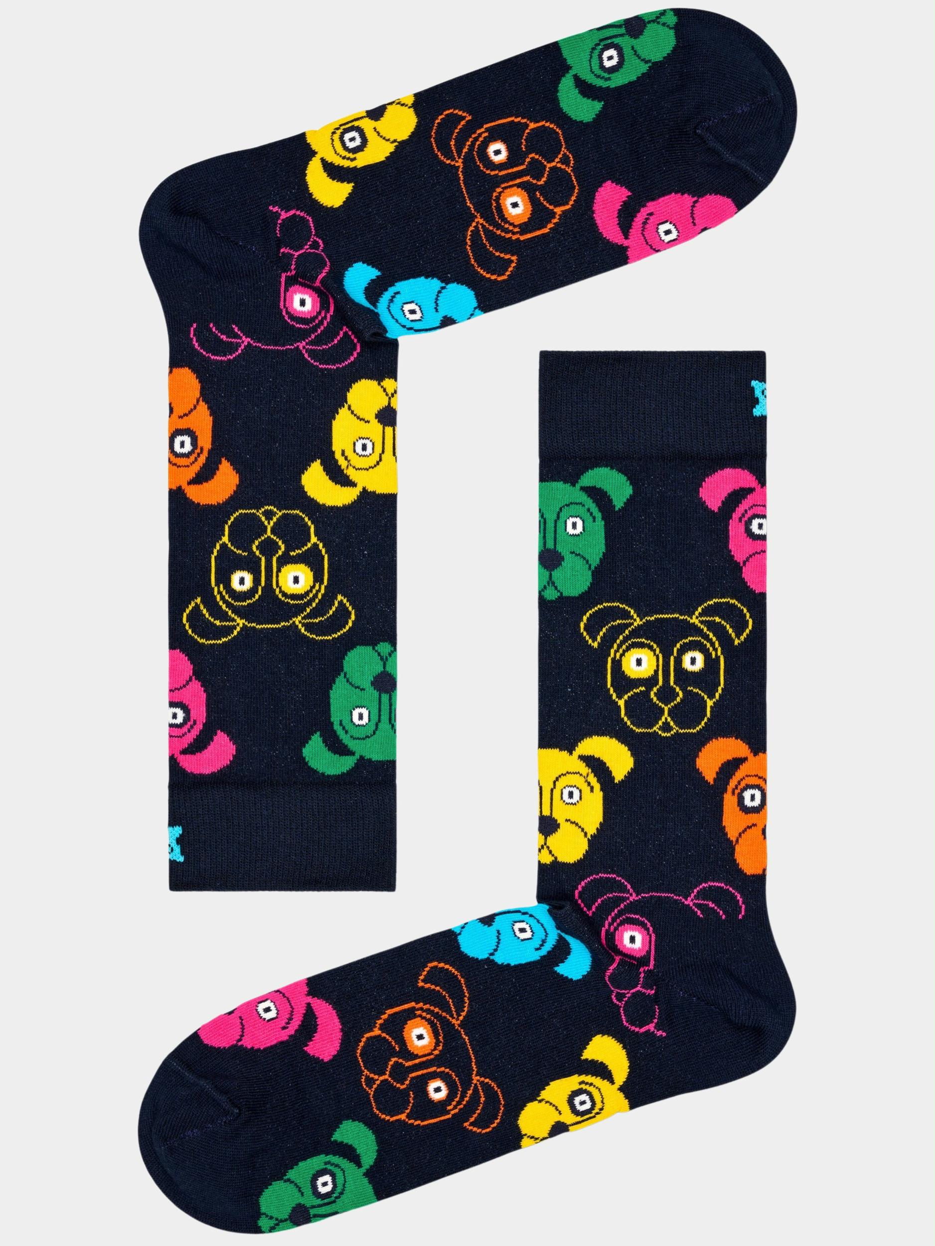 Happy Socks Cadeaubox Sokken Multi 3-Pack Mixed Dog Socks Gift Se XDOG08/0150