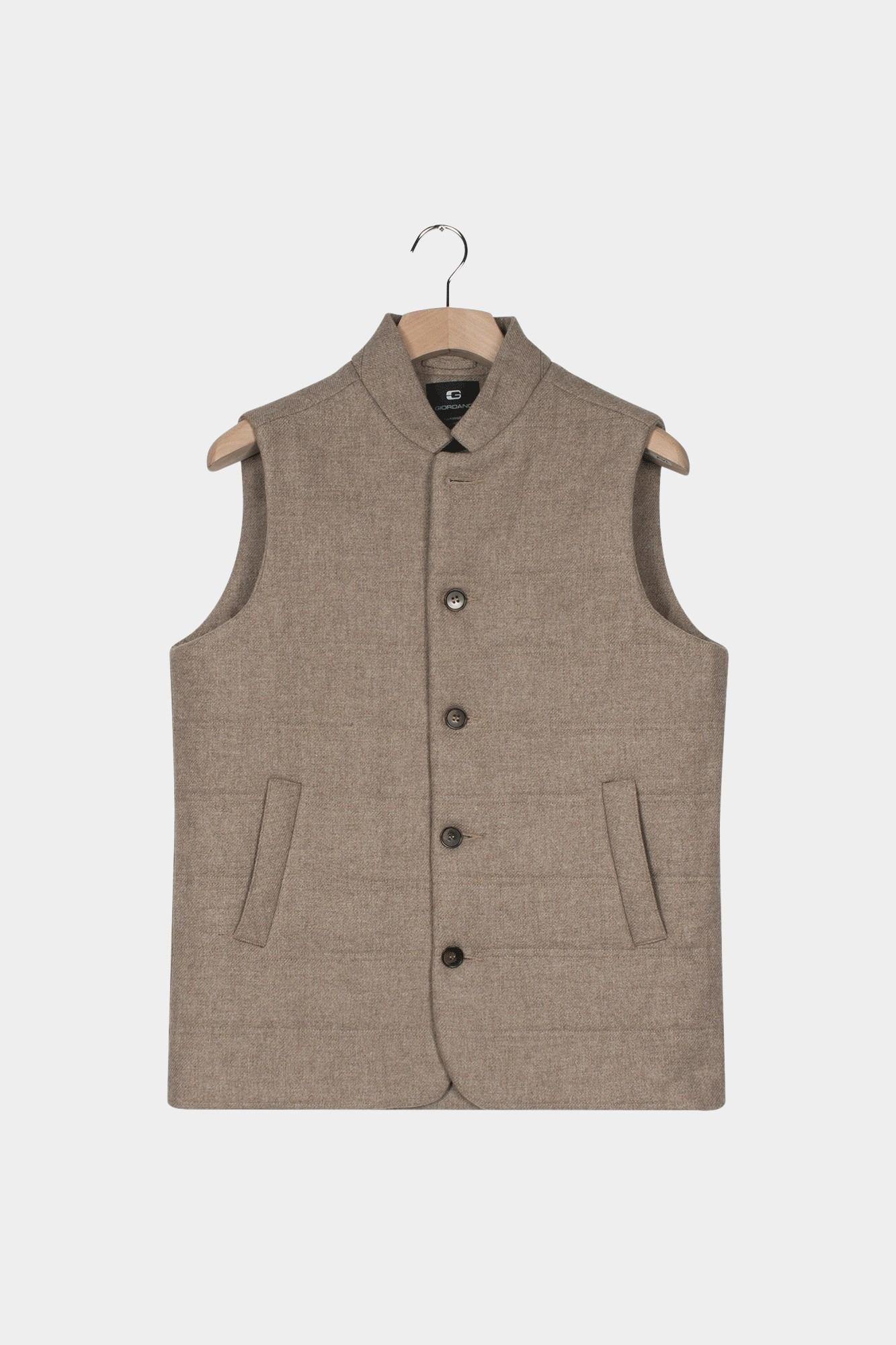 Giordano Bodywarmer Wit Owen Bodywarmer Luxury Wool T 522551/81