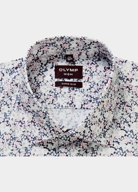 Olymp Zakelijk overhemd heren Blauw No. Six 250014/18