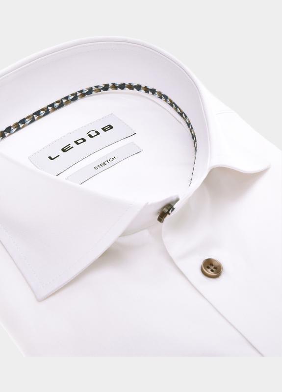 Ledub Business hemd lange mouw Wit  0143111/910-196-000
