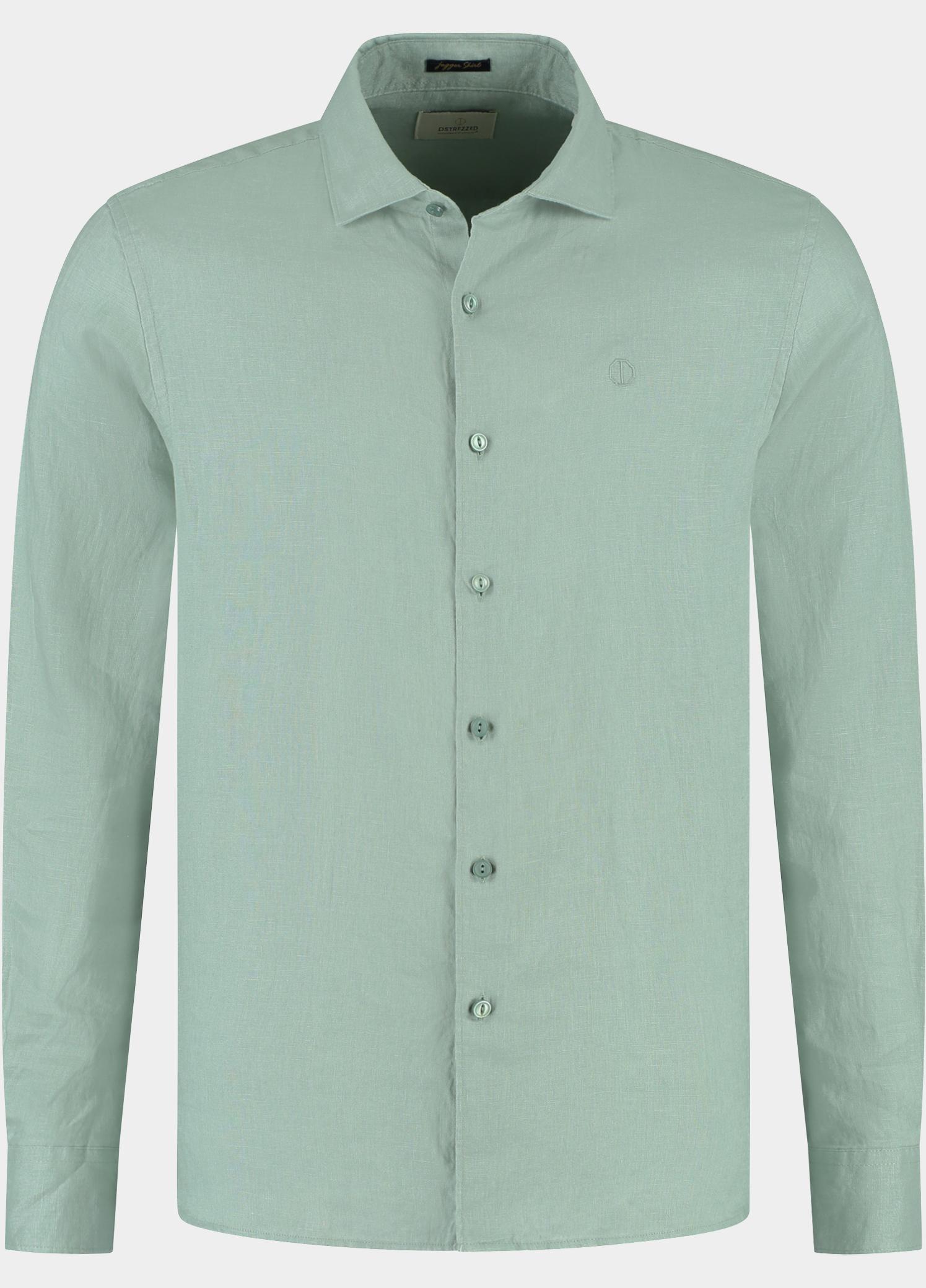 Dstrezzed overhemd korte mouw heren Groen Jagger Shirt 303710/565