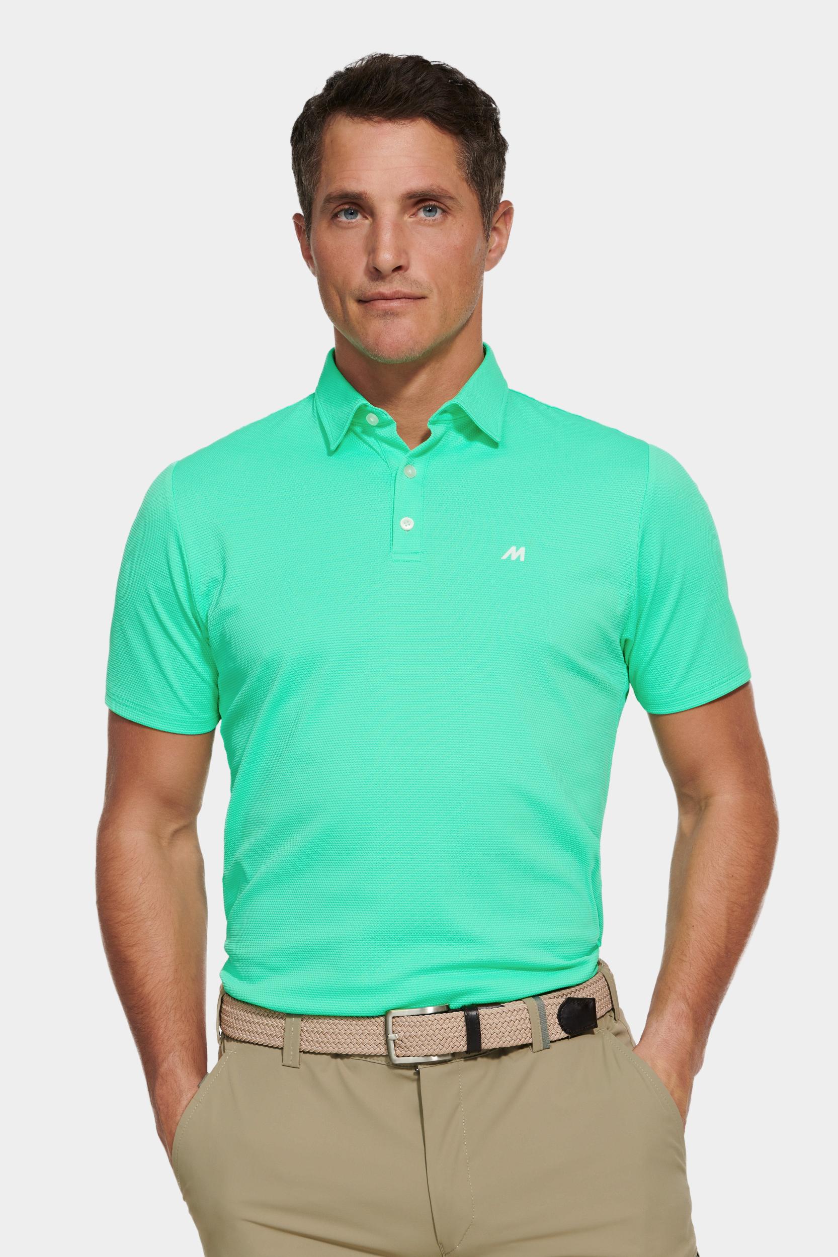 Meyer Polo korte mouw Groen RORY Art.9-9006 9519900600/21