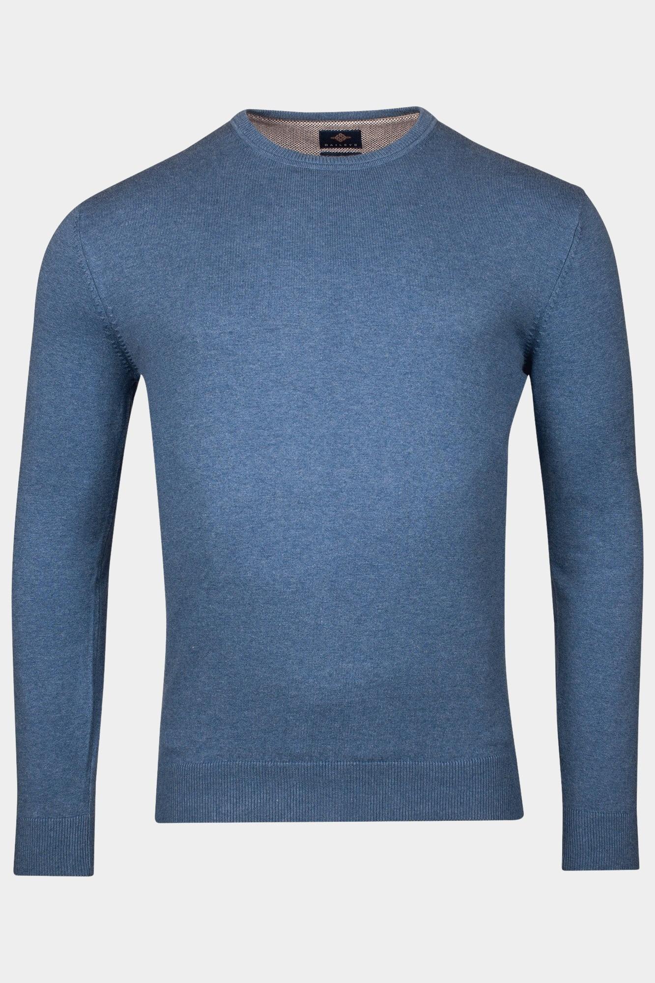 Baileys Pullover Blauw Crew Neck Pullover  Pima Cott 518200/655