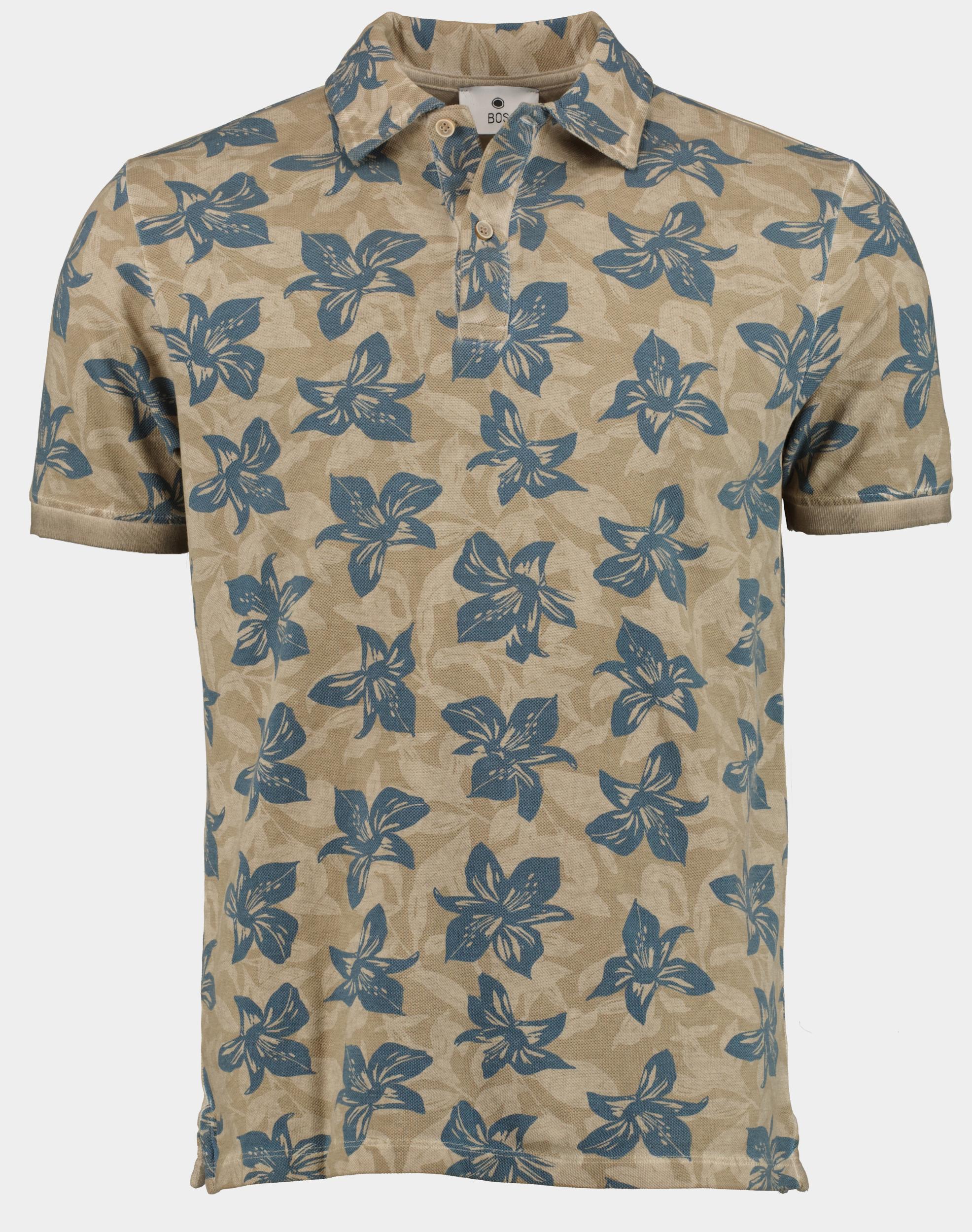 Bos Polo korte mouw Beige  9807424/620