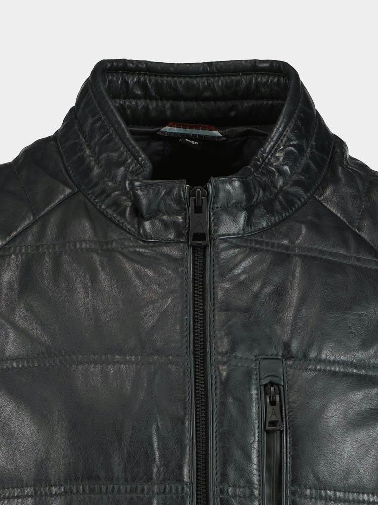 Donders 1860 Lederen Jack Blauw  52302/790