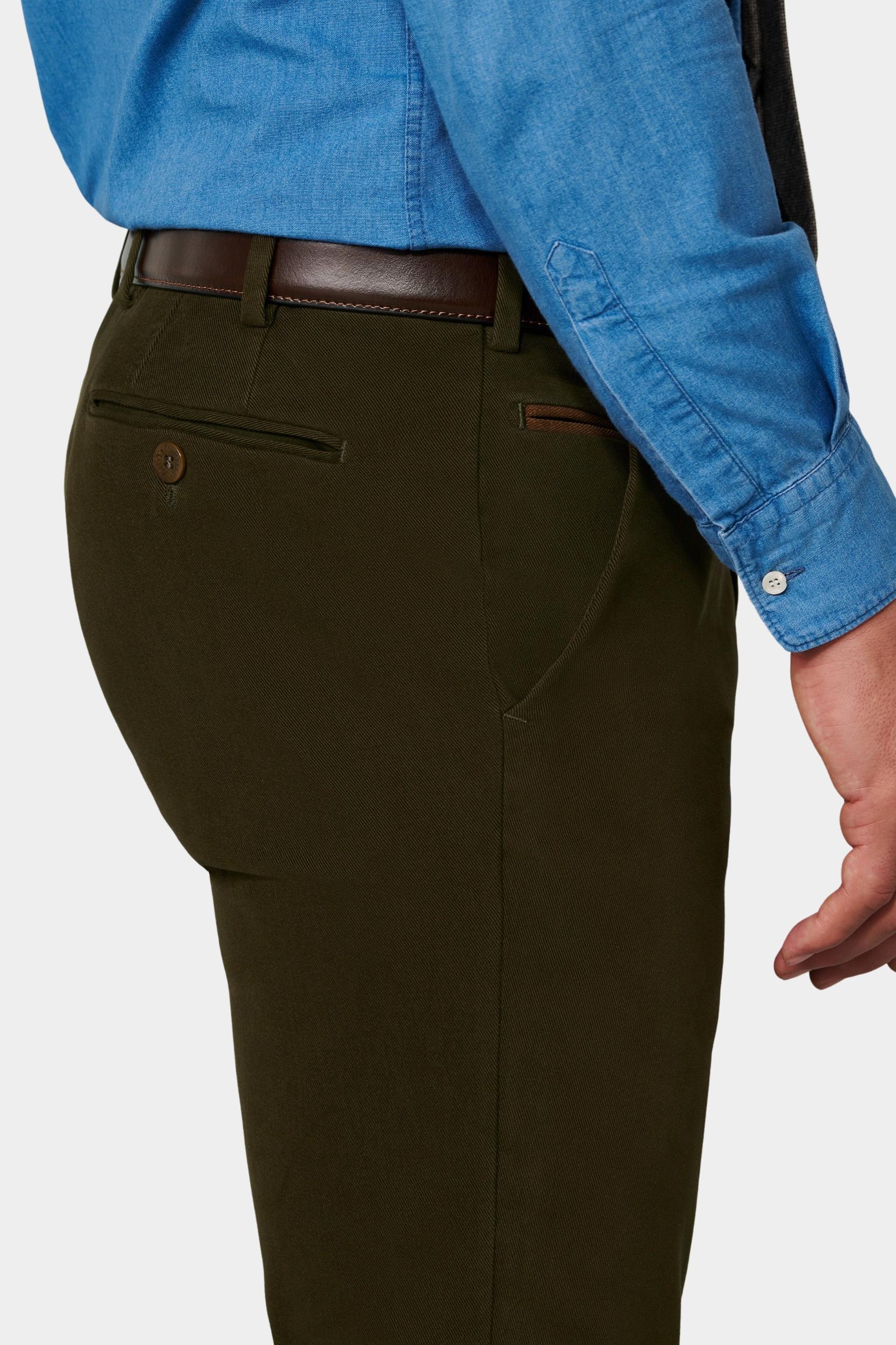 Meyer Katoenen Broek Groen BONN Art.2-8572 1022857200/29
