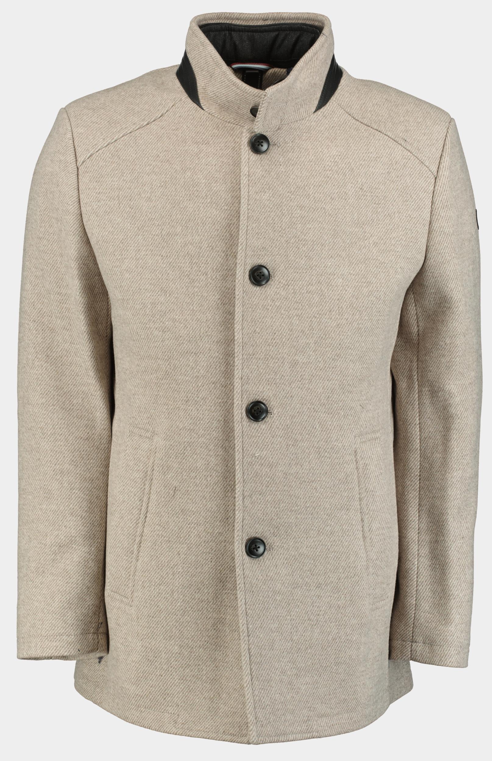 Donders 1860 Wollen Jack Beige Wooddown Wool Coat 21807.3/142