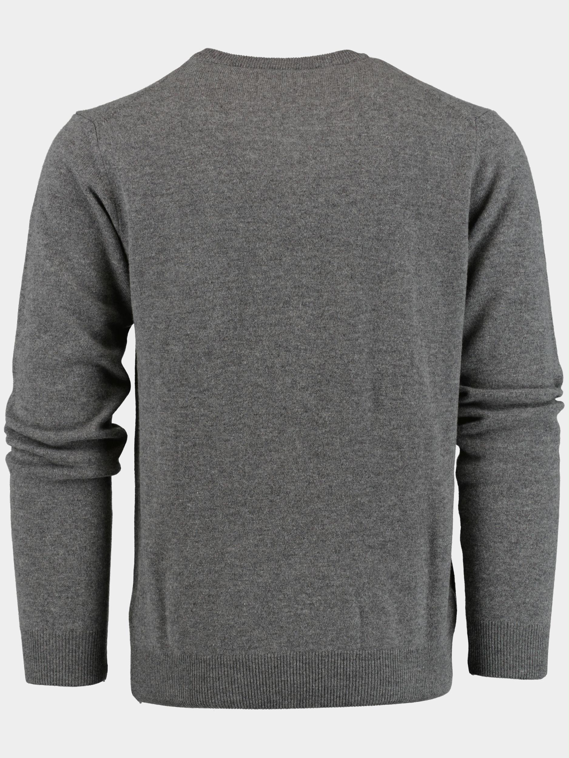 Gant Pullover Grijs Superfine lambswool V-neck 86212/92