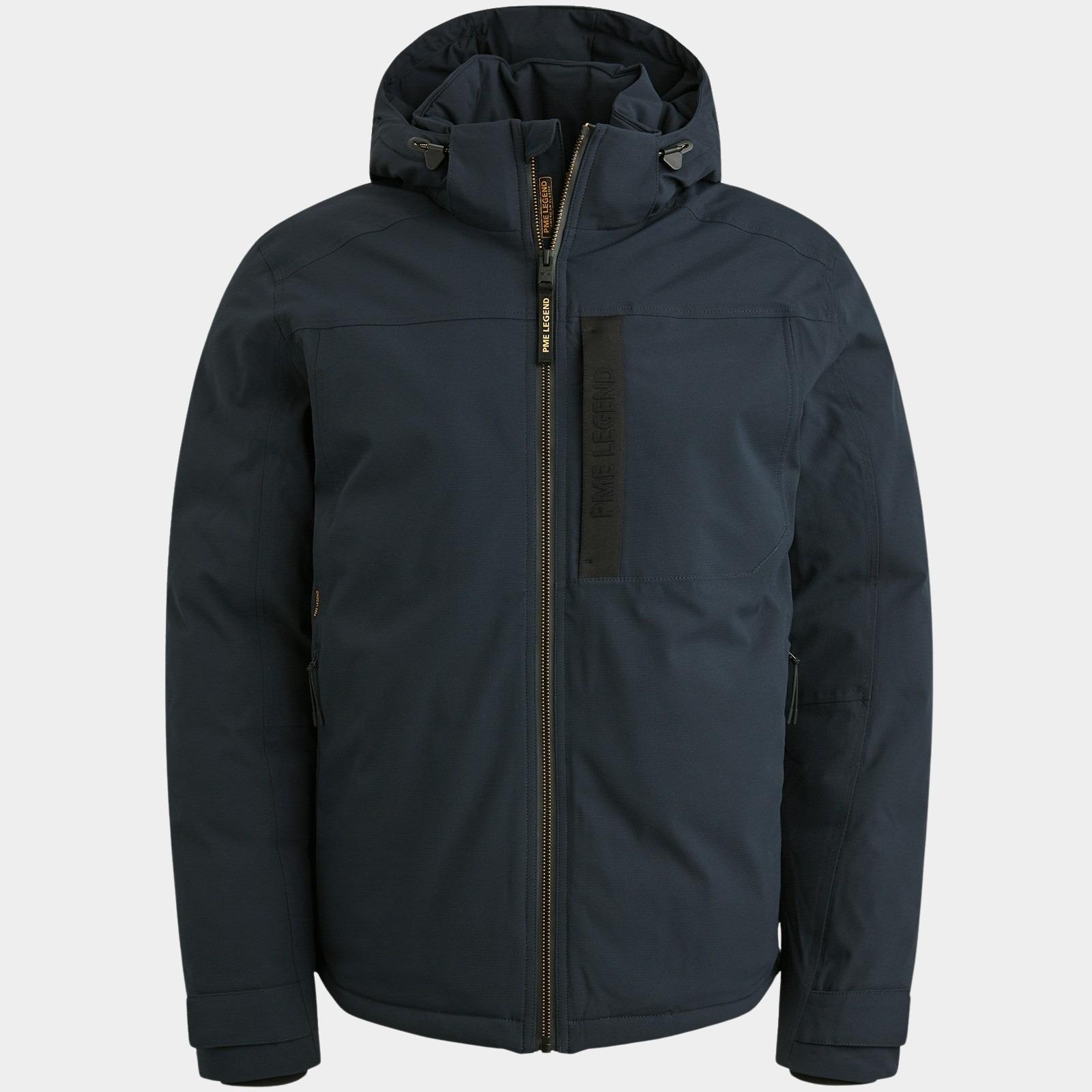 PME Legend Winterjack Blauw Semi long jacket CREWCAT Ripp PJA2508111/5281
