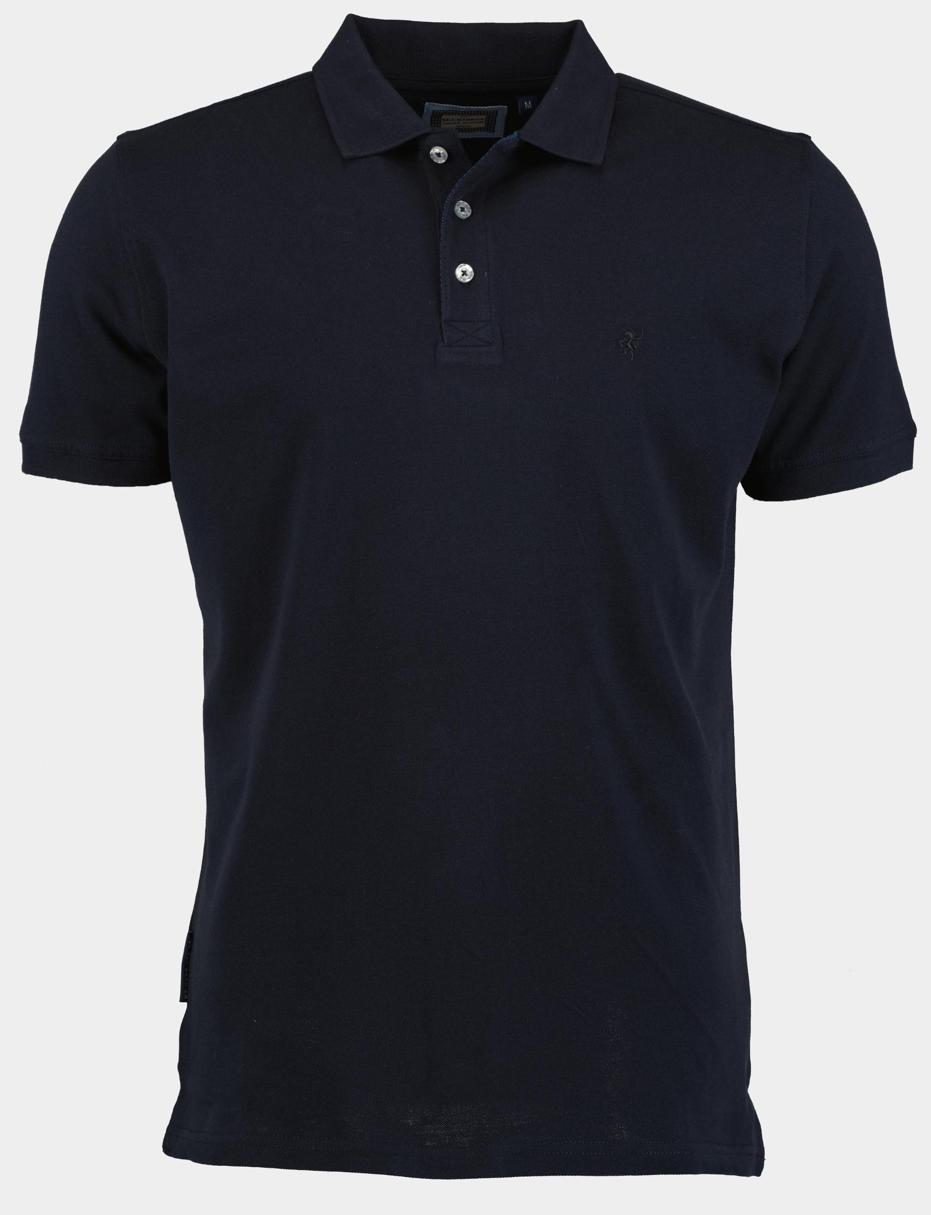 Sea Barrier Polo korte mouw Blauw New-Lobra F0001033.8565/4480