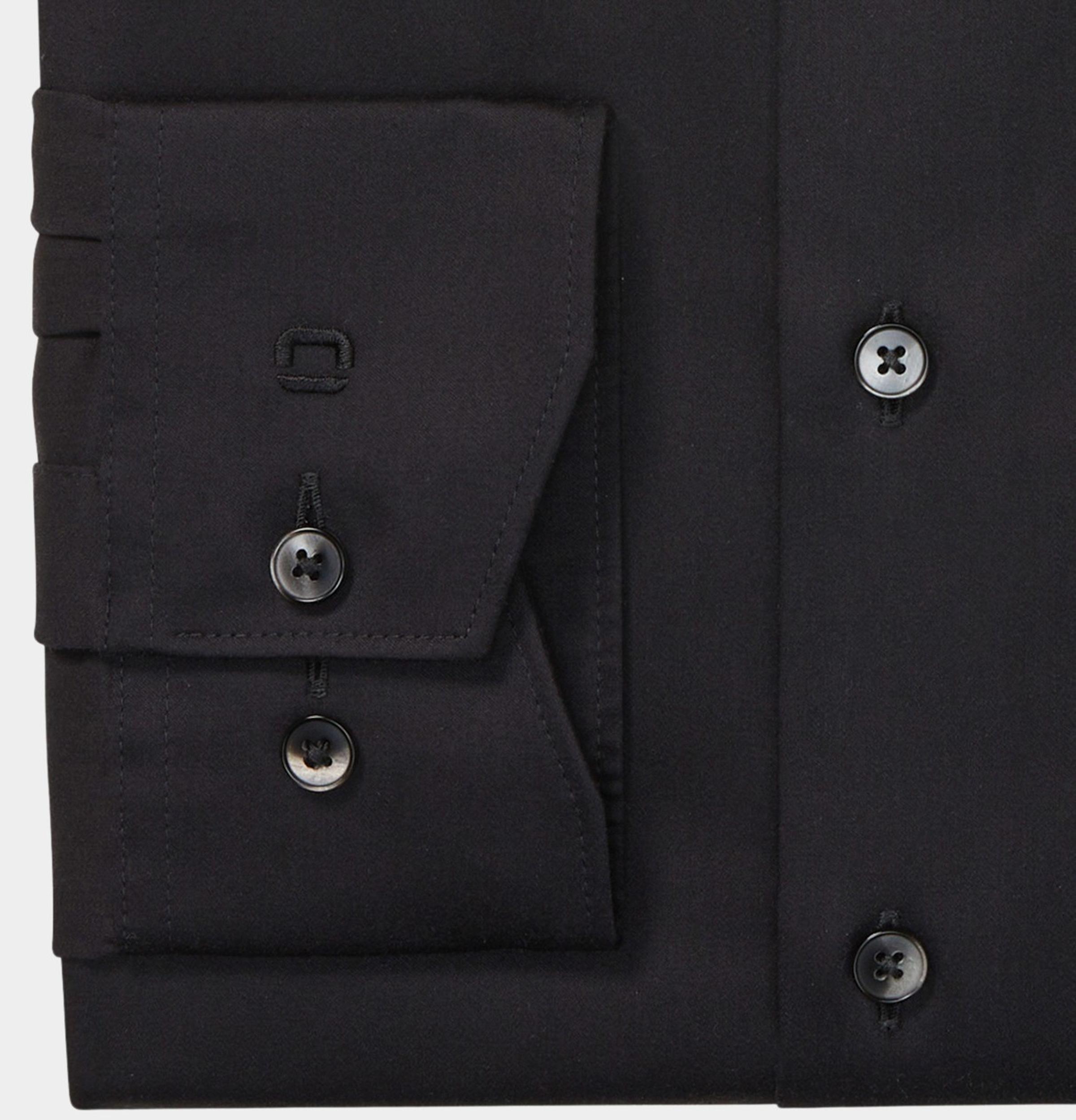 Olymp Zakelijk overhemd heren Zwart Luxor 131084/68