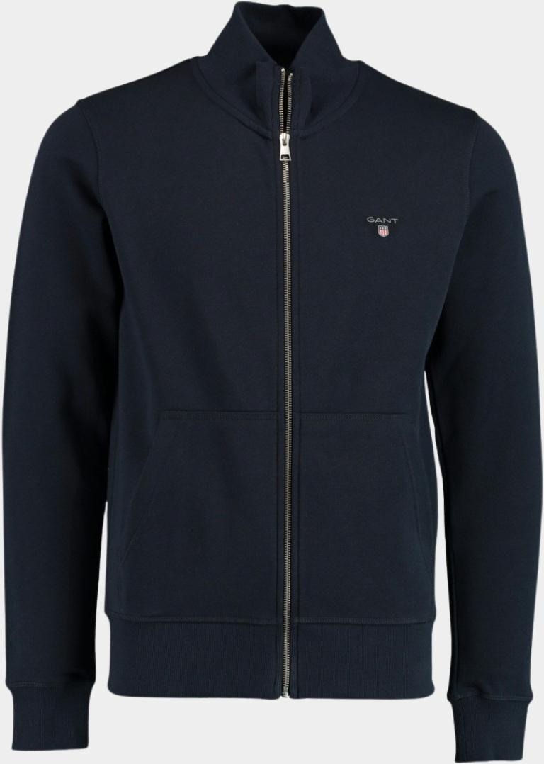 Gant Vest Blauw Original Full Zip Cardigan 2048004/433