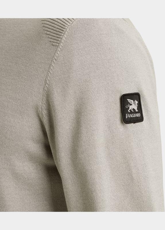 Vanguard Half Zip Grijs Half zip collar cotton modal VKW2511345/9048