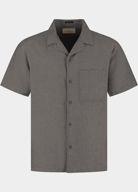 Dstrezzed Casual hemd korte mouw Grijs Hero Resort Shirt 311480-SS26/216