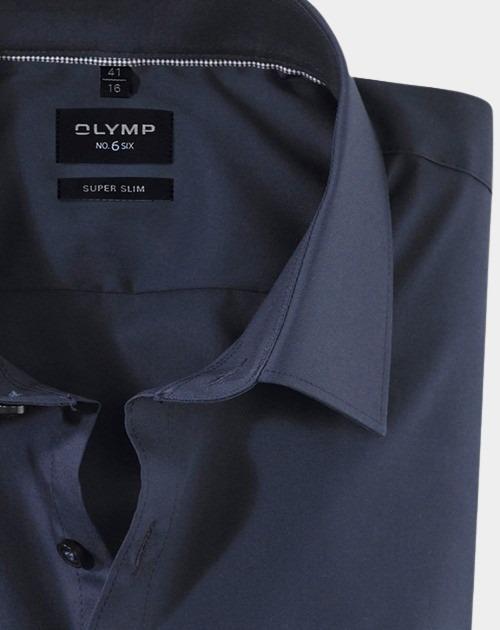 Olymp Business hemd lange mouw Blauw No. Six 046664/18