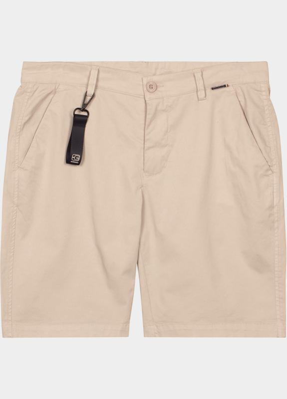 Giordano Korte Broek heren Wit Stockholm bermuda Garment Dye 611115/81