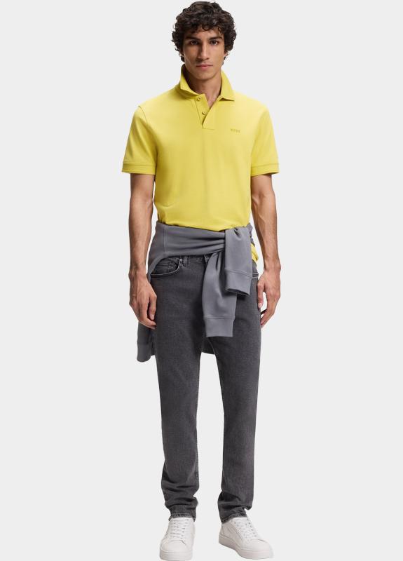 BOSS Orange Polo heren Geel Prime 10256692 01 50507813/721