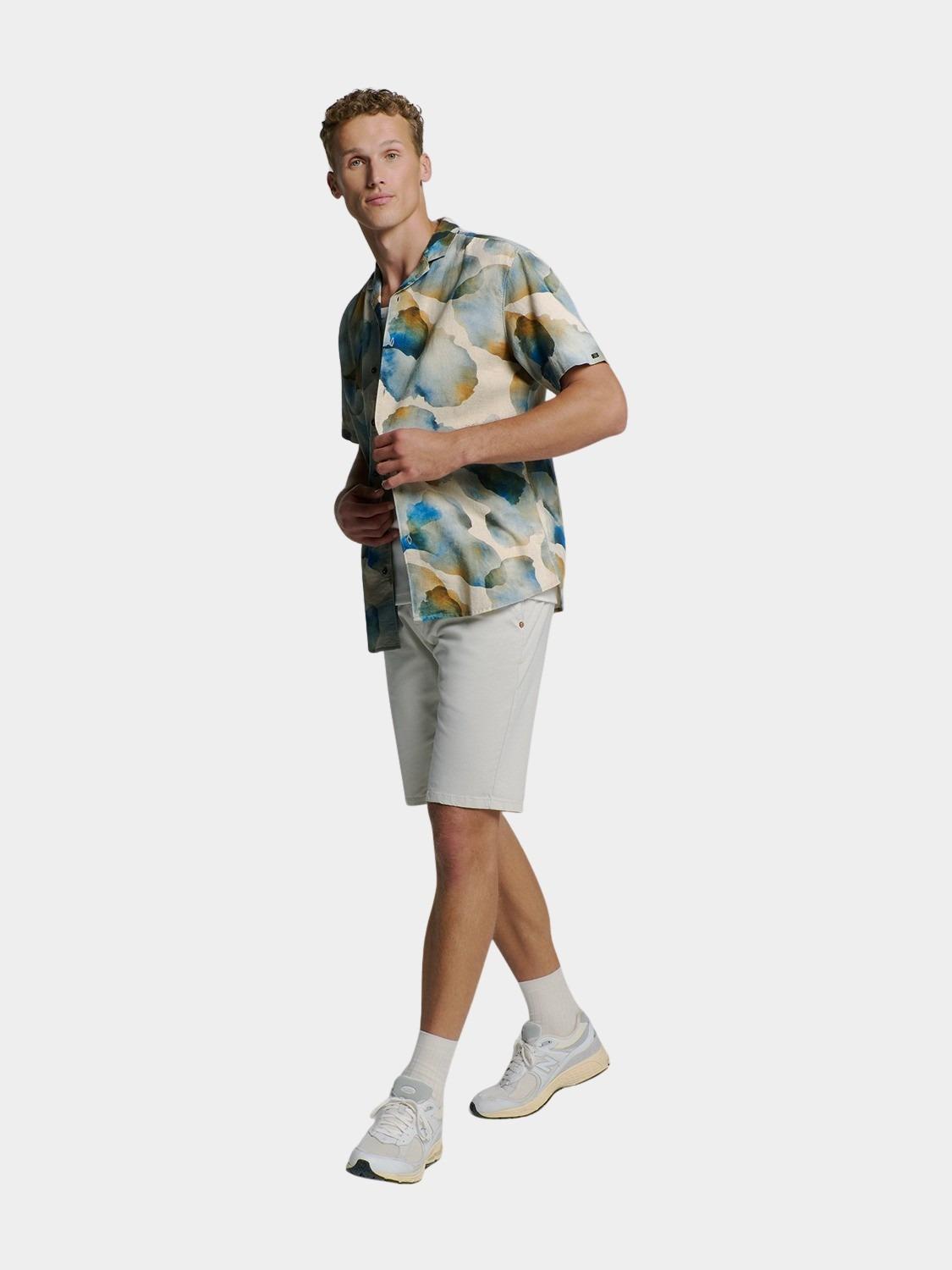 No Excess Casual hemd korte mouw Blauw  27440345/030