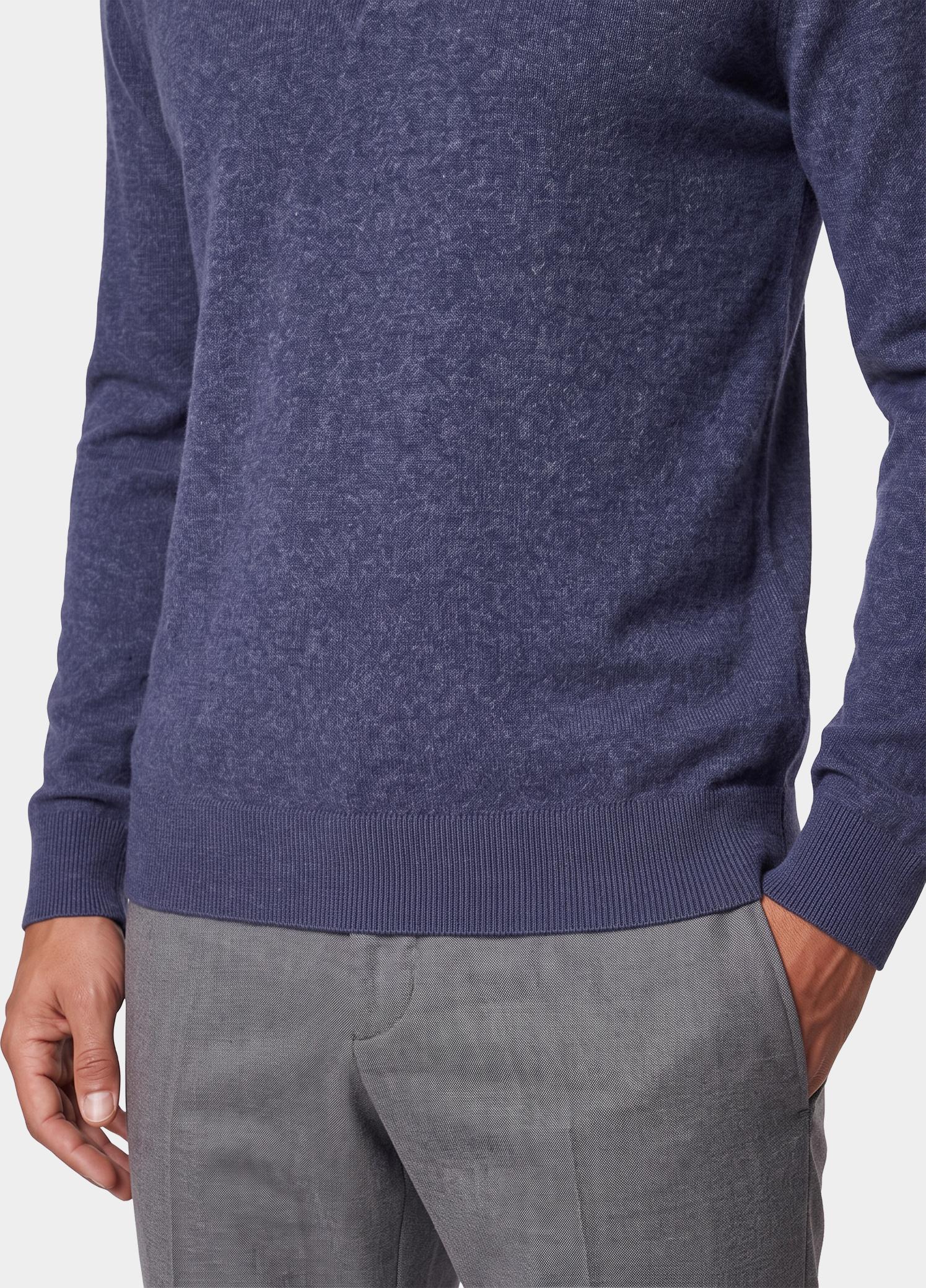 BOSS Black Polo lange mouwen heren Blauw C-Folpe 10282645 01 50570662/406