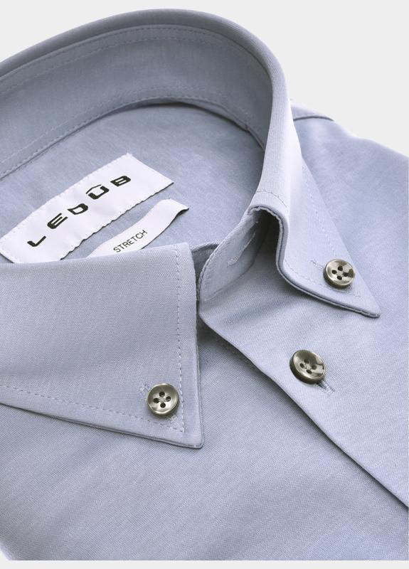 Ledub Business hemd lange mouw Blauw  0702127/140-000-000