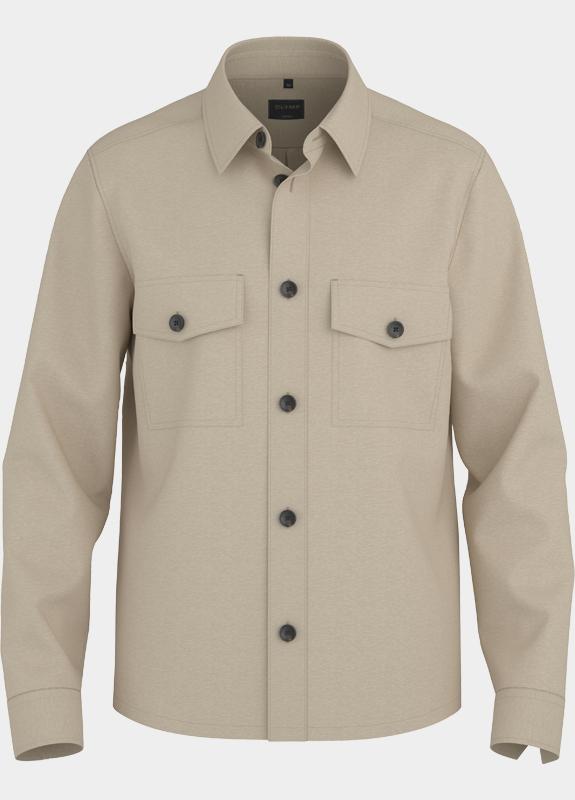 Olymp Overhemd heren Beige Casual 411014/21