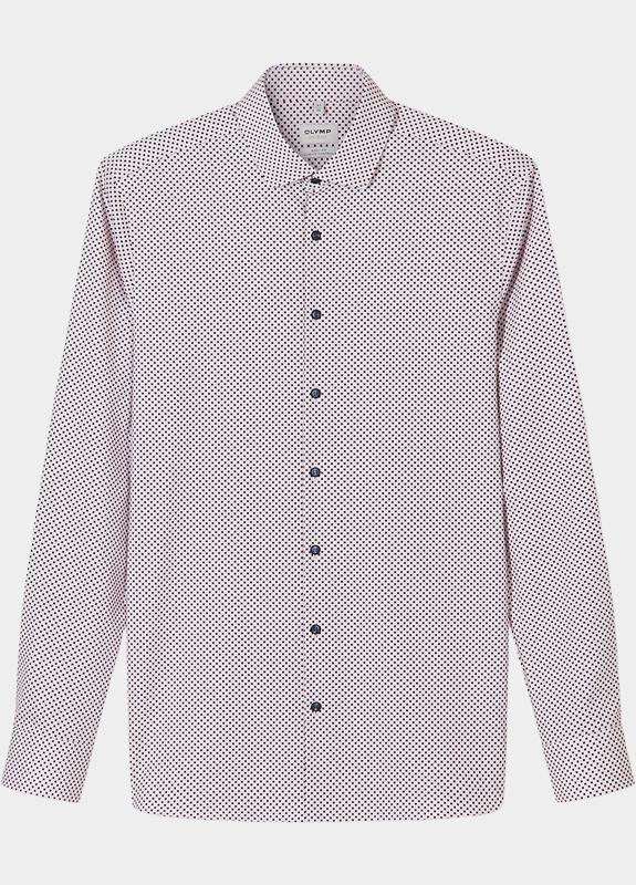 Olymp Zakelijk overhemd heren Roze Level Five 24/Seven 208614/31