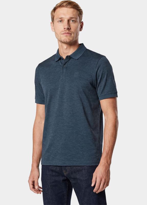 Tenson Polo heren Blauw TXlite Melange Polo 5018395/590