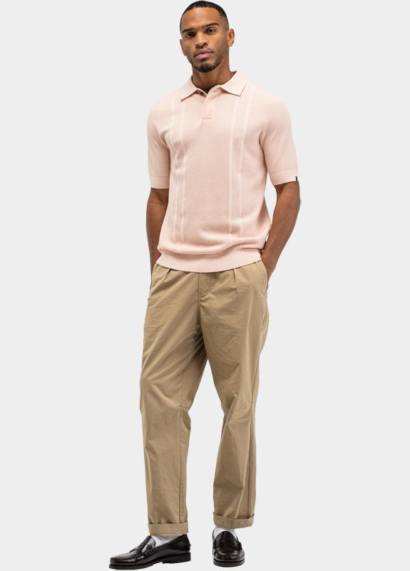 Butcher of Blue Polo korte mouw Paars Ripley M2616001/516